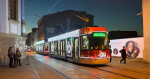 Letošní výzdoba olomouckých vánočních tramvají, foto: Report.cz