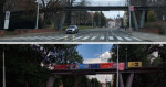 Lávka na Havlíčkově ulici před odstraněním bannerů, zdroj: Mapy.cz, KAM Olomouc