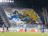 Choreo fanoušků Sigmy ve venkovním utkání s Lausanne