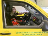 První řidička sanitky ZZS Pavlína Holčíková, zdroj: Report