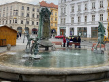Arionova kašna na Horním náměstí.
Zdroj: Olomoucký Report