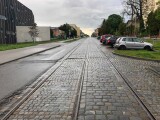 Dnešní podoba trati v ulici I.P. Pavlova