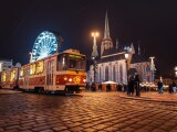 Vánoční tramvaj v Plzni, zdroj: MHD86.cz