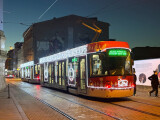 Letošní výzdoba olomouckých vánočních tramvají, foto: Report.cz