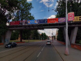 Lávka na Havlíčkově ulici před odstraněním bannerů, zdroj: Mapy.cz, KAM Olomouc