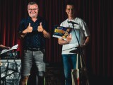 Vítězové předchozího ročníku: kapela William, zpěvačka Anna Lukášová a raper Das Ady. Zdroj: Radio Haná