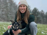 Sbírku podpořila také snowboardistka Eva Adamczyková. Zdroj: Běhejme a pomáhejme útulkům, z.s. 