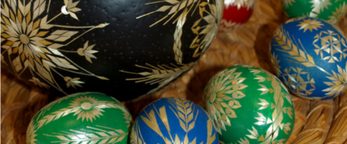 Kouzlo slámových kraslic. Zapomenutý hanácký poklad představují v Prostějově