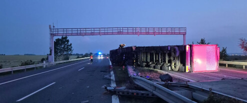 Na D1 neprojedete. Kvůli nehodě tří aut stojí doprava u Kojetína