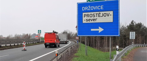 Rekonstrukce křižovatky na D46 u Prostějova je blíž. Začít se má příští rok