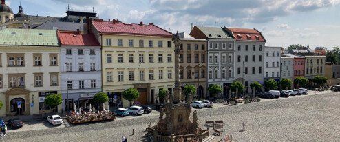 Dolní náměstí skrývalo vykřičenou čtvrť. Stála tu Villa nuova