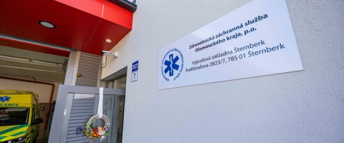 Záchranáři ve Šternberku mají novou základnu