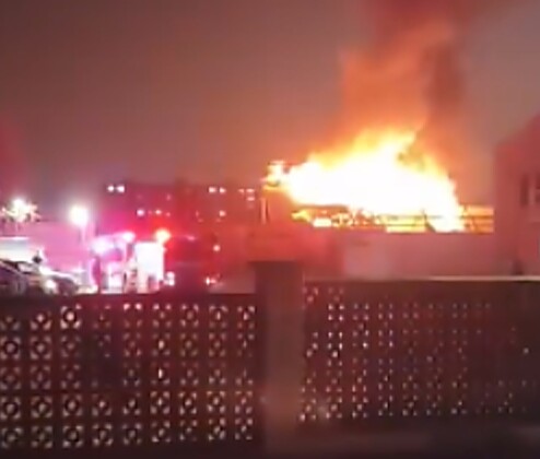 AKTUÁLNĚ: V Olomouci hoří v průmyslové zóně na Šlechtitelů