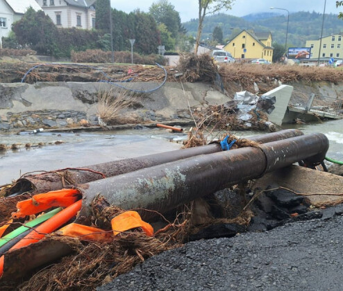 FOTO: Obnova Jeseníku po povodních pokračuje. Práce začnou v dalších lokalitách