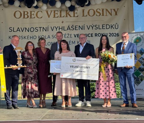 Velké Losiny jsou Vesnicí roku. Získaly také 600 tisíc korun