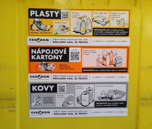 Šedé kontejnery v Litovli zmizí. Plast, karton i kov půjdou do žlutých